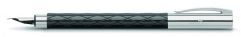 Faber Castell Ambition Rhombus Black Fountain pen - STILOGRAFICA